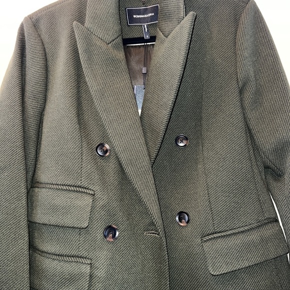 New w/ tags BCBG Maxazria olive green coat - Picture 3 of 5
